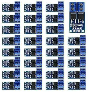 30PCS MOSFET Switch Drive Module Drive Module DC 5V-36V 15A(Max 30A) 400W Dual High-Power 0-20Khz PWM DC Motor Speed Controller 30PCS MOSFET Switch Drive Module Drive Module DC 5V-36V 15A(Max 30A) 400W Dual High-Power 0-20Khz PWM DC Motor Speed Controller