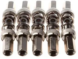Twist-On BNC Male Coax Connectors CCTV RG59 Pack Of 60 Twist-On BNC Male Coax Connectors CCTV RG59 Pack Of 60