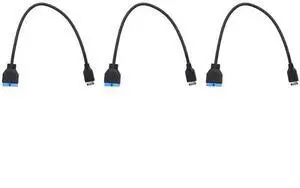 3X USB 3.1 Front Panel Header To USB 3.0 20Pin Header Extension Cable For Motherboard 20Cm 3X USB 3.1 Front Panel Header To USB 3.0 20Pin Header Extension Cable For Motherboard 20Cm