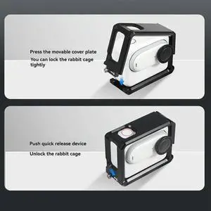 For GO3 / GO 3S Ultra Light l Cage Frame Case Protective Shell Protector Accessories Dual Cold Shoes For GO3 / GO 3S Ultra Light l Cage Frame Case Protective Shell Protector Accessories Dual Cold Shoes