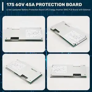 17S 60V 45A Li- Lipolymer Protection Board UPS Energy Inverter BMS PCB Board With Balance 17S 60V 45A Li- Lipolymer Protection Board UPS Energy Inverter BMS PCB Board With Balance