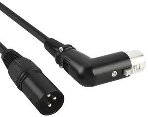 4X XLR Cable Musical Microphone Sound Cable Plug Right Angle XLR Female To Male Cable 6 Feet 4X XLR Cable Musical Microphone Sound Cable Plug Right Angle XLR Female To Male Cable 6 Feet