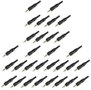 30Pcs 3.5Mm Stereo Screw Locking Audio Lock Connector For Sennheiser For Nady Audio2000s Mic Spare Plug Adapter 30Pcs 3.5Mm Stereo Screw Locking Audio Lock Connector For Sennheiser For Nady Audio2000s Mic Spare Plug Adapter