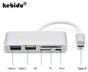 USB 3.0 HUB Cable USB Splitter TF Card Read USB Type C Hub OTG USB-C Micro USB Power Adapter for Macbook Air Pro surface pro 6 USB 3.0 HUB Cable USB Splitter TF Card Read USB Type C Hub OTG USB-C Micro USB Power Adapter for Macbook Air Pro surface pro 6