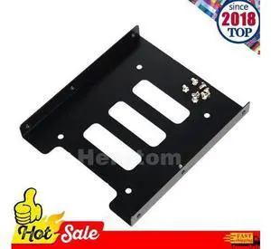 FOR 2.5 SSD HDD To 3.5 Metal Hard Drive Mounting Adapter Bracket Dock Holder For PC Hard Drive Enclosure Bracket Black FOR 2.5 SSD HDD To 3.5 Metal Hard Drive Mounting Adapter Bracket Dock Holder For PC Hard Drive Enclosure Bracket Black