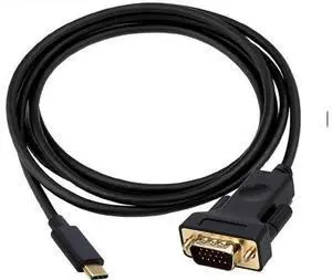 USB-C To VGA,CableDeconn Thunderbolt 3 Type C to VGA Male Converter Adapter Cable 1.8M USB-C To VGA,CableDeconn Thunderbolt 3 Type C to VGA Male Converter Adapter Cable 1.8M