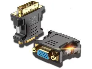DVI to VGA Adapter,DVI 24+5 to VGA Cable Adapter DVI Male to VGA Male Converter Digital Video Cable DVI VGA Cable PC Monitor HDTV Projector DVI to VGA Adapter,DVI 24+5 to VGA Cable Adapter DVI Male to VGA Male Converter Digital Video Cable DVI VGA Cable PC Monitor HDTV Projector