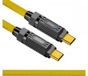 1.0M Ultra Soft High Flex USB-C USB4 Cable 20Gbps 140W 8K for Gaming Keyboard Mouse Type-C Male to Male Cable Power & Data 1.0M Ultra Soft High Flex USB-C USB4 Cable 20Gbps 140W 8K for Gaming Keyboard Mouse Type-C Male to Male Cable Power & Data
