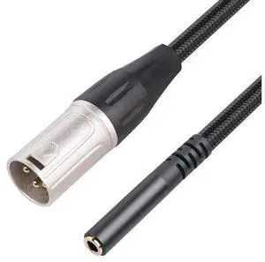 3.5mm Stereo Audio Adapter Cable Female To XLR Male Interconnect Cable for Microphone 3.5mm Stereo Audio Adapter Cable Female To XLR Male Interconnect Cable for Microphone