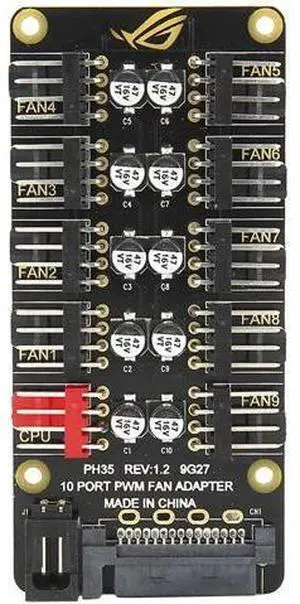 Richer-R PWM Fan Hub Splitter, PH35 PWM Fan HUB Motherboard Desktop PC Controller Adapter,CPU PWM Fan Controller Hub PWM Case Fan Splitter Support 3Pin 4Pin(ph35) Richer-R PWM Fan Hub Splitter, PH35 PWM Fan HUB Motherboard Desktop PC Controller Adapter,CPU PWM Fan Controller Hub PWM Case Fan Splitter Support 3Pin 4Pin(ph35)