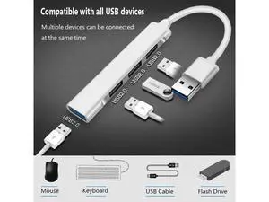 4 Port For MacBooK Pro 13 15 aluminum alloy usb 3.0 hub 3* usb 2.0 expander splitter docking station otg adapter plug and play 4 Port For MacBooK Pro 13 15 aluminum alloy usb 3.0 hub 3* usb 2.0 expander splitter docking station otg adapter plug and play