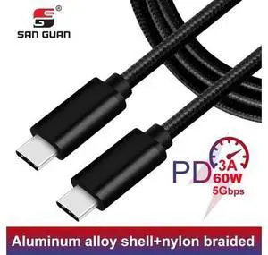C to C Cable 3m 3.1 Type C to Type C with OEM Logo 5G transfer PD3.0 Charge Cable with braided for Macbook Pixel C to C Cable 3m 3.1 Type C to Type C with OEM Logo 5G transfer PD3.0 Charge Cable with braided for Macbook Pixel