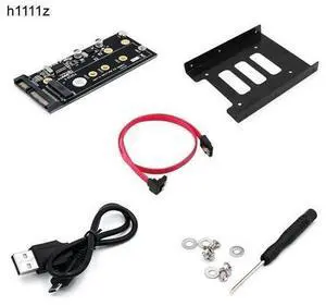 M.2 to USB SATA Adapter SATA-Bus NGFF M.2 KEY B to SATA 2.5 with USB 2.0 and 3.5 HDD Bracket Adapter Raiser for 2230-2280 M2 SSD M.2 to USB SATA Adapter SATA-Bus NGFF M.2 KEY B to SATA 2.5 with USB 2.0 and 3.5 HDD Bracket Adapter Raiser for 2230-2280 M2 SSD