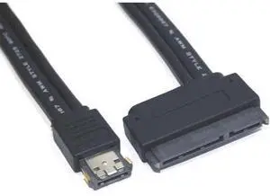 100cm Power eSATA (esata+usb) 12V+5V to 2.5 SATA 22pin cable,power supply cable 100cm Power eSATA (esata+usb) 12V+5V to 2.5 SATA 22pin cable,power supply cable