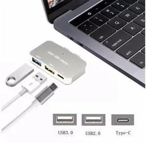 C To USB 3.0 High Speed Hub Adapter With PD Port For MacBook Pro 13 15 inch C To USB 3.0 High Speed Hub Adapter With PD Port For MacBook Pro 13 15 inch