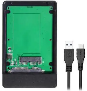 USB 3.1 Type-C USB-C to 1.8 inch Micro SATA 16pin 7+9 SSD to External Hard disk Enclosure USB 3.1 Type-C USB-C to 1.8 inch Micro SATA 16pin 7+9 SSD to External Hard disk Enclosure