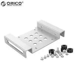 Aluminum 5.25 inch to 2.5 or 3.5 inch Hard Drive HDD SSD Converter Adapter Mounting Bracket Hard Drive Cage Aluminum 5.25 inch to 2.5 or 3.5 inch Hard Drive HDD SSD Converter Adapter Mounting Bracket Hard Drive Cage