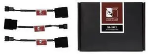 Noctua NA-SAC1 3-Pin to 4-Pin Molex Adaptor Cables Power Cable Adapter Connector Computer Cooling Fan adaptor Cable 3pcs/set Noctua NA-SAC1 3-Pin to 4-Pin Molex Adaptor Cables Power Cable Adapter Connector Computer Cooling Fan adaptor Cable 3pcs/set