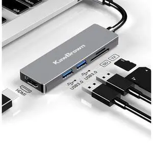 5 in 1 USB C Hub to 4K USB 3.0 SD Card TF Card Adapter for Mac book Pro 5 in 1 USB C Hub to 4K USB 3.0 SD Card TF Card Adapter for Mac book Pro