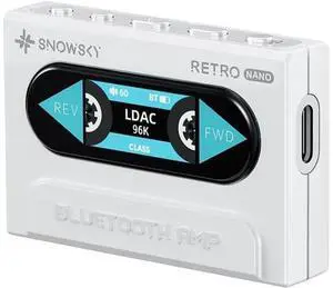 FiiO/Snowsky Retro Nano Bluetooth USB DAC AMP with LDAC, aptX Adaptive, aptX LL (3.5mm Unbalanced & 4.4mm Balanced Output) (White) FiiO/Snowsky Retro Nano Bluetooth USB DAC AMP with LDAC, aptX Adaptive, aptX LL (3.5mm Unbalanced & 4.4mm Balanced Output) (White)