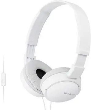 Sony MDR-ZX110AP Extra Bass Wired Headphones with Mic, Smartphone Headset for iPhone & Android with In-Line Remote & Microphone, Neodymium Magnets & 30mm Drivers, White (Non-Retail Packaging) Sony MDR-ZX110AP Extra Bass Wired Headphones with Mic, Smartphone Headset for iPhone & Android with In-Line Remote & Microphone, Neodymium Magnets & 30mm Drivers, White (Non-Retail Packaging)