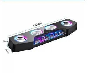 A16 Portable RGB Wireless Audio Speaker Mini BT Technology for PC Gaming & Karaoke for Laptop/Computer Home & Party Use A16 Portable RGB Wireless Audio Speaker Mini BT Technology for PC Gaming & Karaoke for Laptop/Computer Home & Party Use