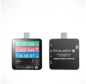 KM003C Voltage and Current Detector Tester Charger Power Supply - Z USB PD3.1 Protocol 48V Range Dual Type-C Tester KM003C Voltage and Current Detector Tester Charger Power Supply - Z USB PD3.1 Protocol 48V Range Dual Type-C Tester