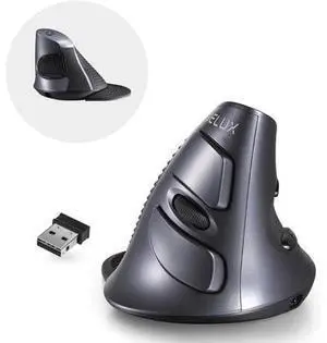 DELUX Rechargeable Ergonomic Wireless Ergonomic Mouse Silent, 1600DPI, Reduce Hand and Wrist Pain, Vertical Mouse with USB Receiver and BT 5.0 , 6 Buttons and Removable Palm Rest (M618G DB-Black) DELUX Rechargeable Ergonomic Wireless Ergonomic Mouse Silent, 1600DPI, Reduce Hand and Wrist Pain, Vertical Mouse with USB Receiver and BT 5.0 , 6 Buttons and Removable Palm Rest (M618G DB-Black)