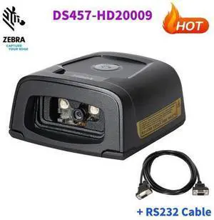 Ze,bra DS457-HD20009 Fixed Mount High-Density 1D/2D Barco,de Scann,er + RS232 Cable Ze,bra DS457-HD20009 Fixed Mount High-Density 1D/2D Barco,de Scann,er + RS232 Cable