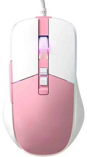 Computer Mouse for Laptop Wired Usb Optical Mouse Gaming Ergonomic Mice Lightweight Portable RGB Illuminated Comfortable Durable 1200DPI 1600DPI 2400DPI 3200DPI 4800DPI 7000DPI (127x75x42mm,Pink) Computer Mouse for Laptop Wired Usb Optical Mouse Gaming Ergonomic Mice Lightweight Portable RGB Illuminated Comfortable Durable 1200DPI 1600DPI 2400DPI 3200DPI 4800DPI 7000DPI (127x75x42mm,Pink)