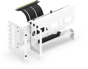 Vertical PCIe 4.0 GPU Mount Bracket Graphic Card Holder with 5V 3 Pin ARGB LED Module, Video Card VGA Support Kit with PCIe 4.0 X16 Gen4 17cm/6.69in Riser Cable 90 Degree Right Angle (White) Vertical PCIe 4.0 GPU Mount Bracket Graphic Card Holder with 5V 3 Pin ARGB LED Module, Video Card VGA Support Kit with PCIe 4.0 X16 Gen4 17cm/6.69in Riser Cable 90 Degree Right Angle (White)