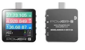 USB Tester Type-c Usb Pd3.1 Tester ChargerLAB POWER-Z Protocol 48V Range Dual Type-C Tester KM003C USB Tester Type-c Usb Pd3.1 Tester ChargerLAB POWER-Z Protocol 48V Range Dual Type-C Tester KM003C