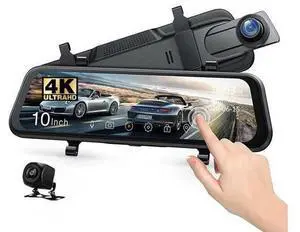 JVFYI 10 Inch Touch Screen Mirror 4k Car Dvr Dual Lens Front and Rear Doble Camara 4k Wifi Gps Dashcam HD Night Vision 4k Dash Cam JVFYI 10 Inch Touch Screen Mirror 4k Car Dvr Dual Lens Front and Rear Doble Camara 4k Wifi Gps Dashcam HD Night Vision 4k Dash Cam