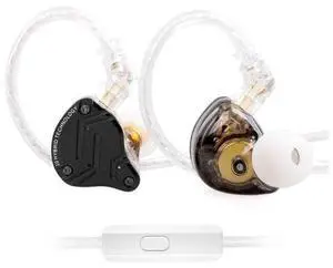 KZ ZS10 Pro X Gaming Earbuds, KZ in Ear Monitor,Upgraded 4BA 1DD KZ in Ear Monitor Headphone Multi Driver in Ear IEM Earphone with Silver-Plated Recessed 2Pin Cable for Audiophile (Dark, with Mic) KZ ZS10 Pro X Gaming Earbuds, KZ in Ear Monitor,Upgraded 4BA 1DD KZ in Ear Monitor Headphone Multi Driver in Ear IEM Earphone with Silver-Plated Recessed 2Pin Cable for Audiophile (Dark, with Mic)