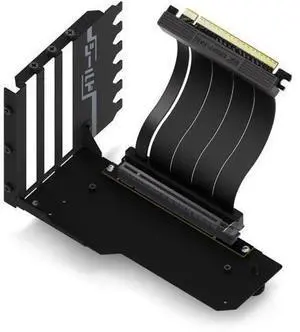 Vertical GPU Mount with High-Speed PCIE 4.0 Riser Cable, Shield Series, 115mm/4.52in Flexible Extension, 90 Degree Connector, Only Compatible to Full-Opened PCIe Slots-Black-YIHPI344 Vertical GPU Mount with High-Speed PCIE 4.0 Riser Cable, Shield Series, 115mm/4.52in Flexible Extension, 90 Degree Connector, Only Compatible to Full-Opened PCIe Slots-Black-YIHPI344