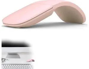 PCTC Arc Touch Mouse,Compatible with Microsoft Surface Arc Mouse Folding Mouse FHD-00001/FHD-00002/FHD-00003 Portable Foldable Mouse Silent Folding Arc Mouse for Computer Mac OS Laptop Notebook (Pink) PCTC Arc Touch Mouse,Compatible with Microsoft Surface Arc Mouse Folding Mouse FHD-00001/FHD-00002/FHD-00003 Portable Foldable Mouse Silent Folding Arc Mouse for Computer Mac OS Laptop Notebook (Pink)