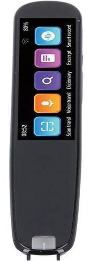 Generic Smart Scan Translation Pen, Professional Text Extraction Offline Scanning Translator 2.99in Display Digital with Dual Microphone for Travel Generic Smart Scan Translation Pen, Professional Text Extraction Offline Scanning Translator 2.99in Display Digital with Dual Microphone for Travel