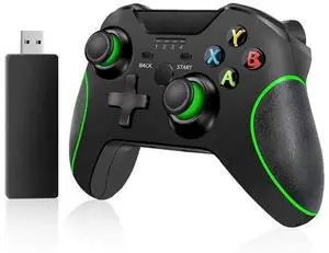Xbox Wireless Controller PC Game Controller 2.4GHZ Wireless Game Controller Compatible with PS3/ Xbox One/One S/One X and PC with Built-in Dual Vibration Xbox Wireless Controller PC Game Controller 2.4GHZ Wireless Game Controller Compatible with PS3/ Xbox One/One S/One X and PC with Built-in Dual Vibration