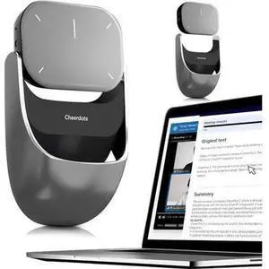 AI Wireless Mouse with Voice Recorder&Touchpad Detachable&Air Operation PowerPoint Presentations Remote Transcribe&Summarize by AI, Office&Meetings for Mac, for Windows(Silver) AI Wireless Mouse with Voice Recorder&Touchpad Detachable&Air Operation PowerPoint Presentations Remote Transcribe&Summarize by AI, Office&Meetings for Mac, for Windows(Silver)