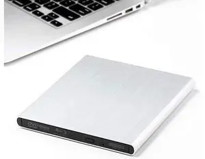 Premium Aluminum External USB 3.0 UHD 4K Blu-Ray Writer Super Drive for PC and Mac Premium Aluminum External USB 3.0 UHD 4K Blu-Ray Writer Super Drive for PC and Mac