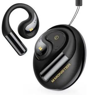 Monster Open Ear AC335 Headphones, Bluetooth 5.4 Wireless Headphones with Stereo Sound, 24H Playback, Crystal Clear Calls, Stylish Rotating Case with Lanyard, Sweat Resistant Open Ear Wireless Earbuds Monster Open Ear AC335 Headphones, Bluetooth 5.4 Wireless Headphones with Stereo Sound, 24H Playback, Crystal Clear Calls, Stylish Rotating Case with Lanyard, Sweat Resistant Open Ear Wireless Earbuds