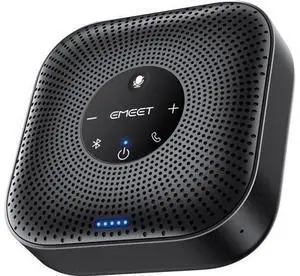 EMEET Conference Speakerphone M0 Plus, 4 AI Mics 360° Voice Pickup, Noise Reduction, USB C Speaker, Bluetooth Conference Speaker for 8 People w/Daisy Chain for 16 Compatible with Leading Software EMEET Conference Speakerphone M0 Plus, 4 AI Mics 360° Voice Pickup, Noise Reduction, USB C Speaker, Bluetooth Conference Speaker for 8 People w/Daisy Chain for 16 Compatible with Leading Software