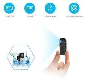 Waterproof Mini Spy Camera, 1080P Full HD Small Portable Hidden Camera/Small Security Camera with Motion Detection and Night Vision, Wireless Security Camera Outdoor/Indoor Waterproof Mini Spy Camera, 1080P Full HD Small Portable Hidden Camera/Small Security Camera with Motion Detection and Night Vision, Wireless Security Camera Outdoor/Indoor