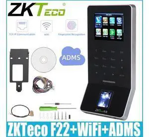 ZK F22 WIFI TCP/IP +ADMS Fingerprint Door Access Control Time Attendance Machine ZK F22 WIFI TCP/IP +ADMS Fingerprint Door Access Control Time Attendance Machine