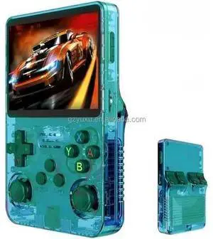 R36S Portable Retro Handheld Video Game Console with 3.5 Inch IPS Screen Linux OS 3000mAh Battery 14000+ Built-in Games Translucent green R36S Portable Retro Handheld Video Game Console with 3.5 Inch IPS Screen Linux OS 3000mAh Battery 14000+ Built-in Games Translucent green