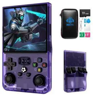 R36 Max 128gb 720*720 Resolution Hand Held Arcade Gaming Console TV Classic Portable Handheld Retro Game Console Purple 64GB-20000+Games R36 Max 128gb 720*720 Resolution Hand Held Arcade Gaming Console TV Classic Portable Handheld Retro Game Console Purple 64GB-20000+Games