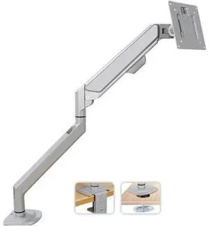 Monitor Stand, Single Monitor Arm, Gas Spring Single Monitor Mount Up to 32" and 19.8 Lbs, Adjustable Aluminum Monitor Arm Desk Mount with Grommet Base,Desk Accessories,Silver Monitor Stand, Single Monitor Arm, Gas Spring Single Monitor Mount Up to 32" and 19.8 Lbs, Adjustable Aluminum Monitor Arm Desk Mount with Grommet Base,Desk Accessories,Silver