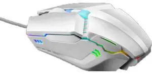 Mouse Gaming Mouse, 1600 DPI Wired Optical Mouse with 4 Buttons RGB Lighting Tilt Wheel Classic Black Computer Mouse Mouse Gaming Mouse, 1600 DPI Wired Optical Mouse with 4 Buttons RGB Lighting Tilt Wheel Classic Black Computer Mouse