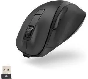 Hama Ergonomic Mouse (Wireless Mouse, 6 Buttons, 2.4GHz, BlueWave, 800/1200/1600 dpi, Optical Mouse Wireless, Wireless Mouse, Ergonomic Computer Mouse, for Laptop/PC, Battery, Right-Hander) Black Hama Ergonomic Mouse (Wireless Mouse, 6 Buttons, 2.4GHz, BlueWave, 800/1200/1600 dpi, Optical Mouse Wireless, Wireless Mouse, Ergonomic Computer Mouse, for Laptop/PC, Battery, Right-Hander) Black