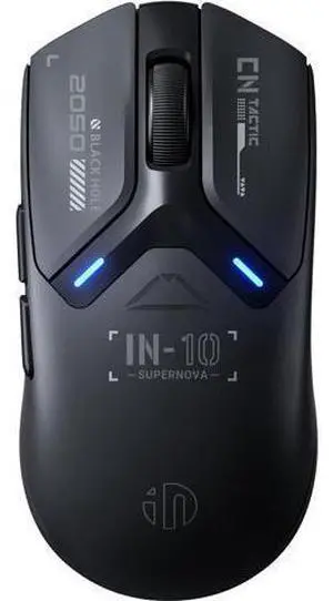 INPHIC IN10P Superlight Wireless Gaming Mouse, 60g, 8K Polling Rate, 26,000 DPI, Tri-Mode, PAW3395 Sensor, Fully Programmable INPHIC IN10P Superlight Wireless Gaming Mouse, 60g, 8K Polling Rate, 26,000 DPI, Tri-Mode, PAW3395 Sensor, Fully Programmable